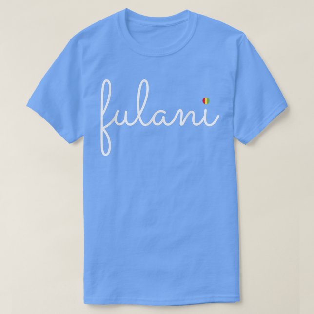 T-shirt Fula Fulani From Guinea  Ancestry Initiation DNA  (Design devant)