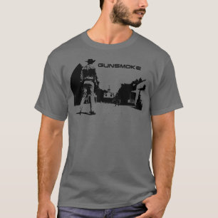 T-shirt Fumée À Feu Le Futur Tv Western