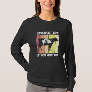 T-shirt Fumée de boeuf de porc de poulet Em Griller Pitmas