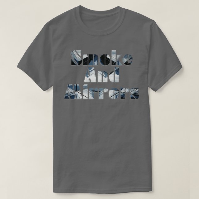 T-shirt Fumée Et Miroirs (Design devant)