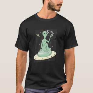 T-shirt Fumer Alien dans l'espace extra-atmosphérique
