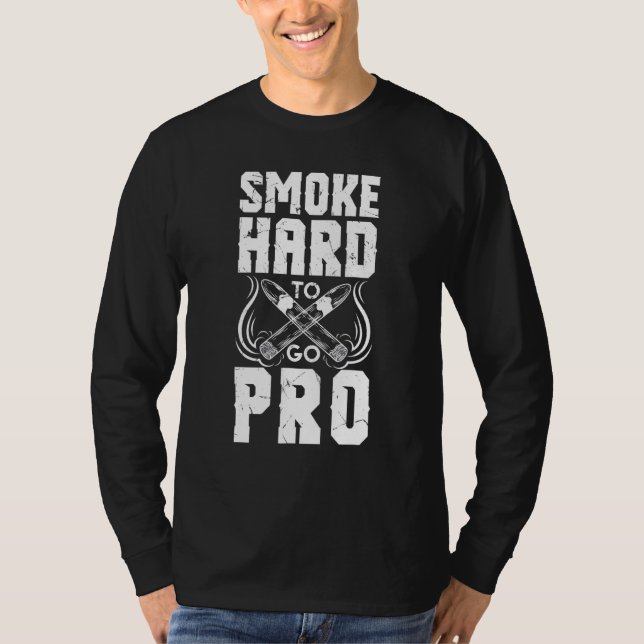 T-shirt Fumer dur pour aller Pro Cigar (Devant)