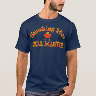 T-shirt Fumer Grill chaud Master barbecue Barbecue Grillad