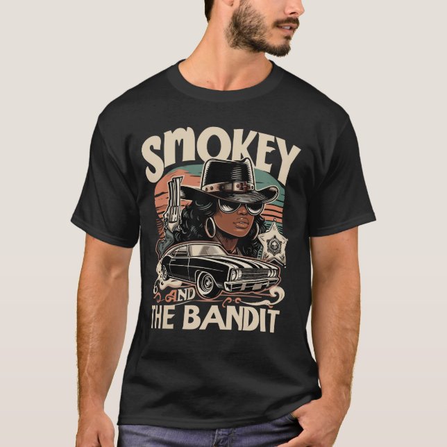 T-shirt Fumer le bandit (Devant)