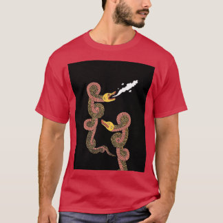T-shirt Fumer les serpents Graphisme