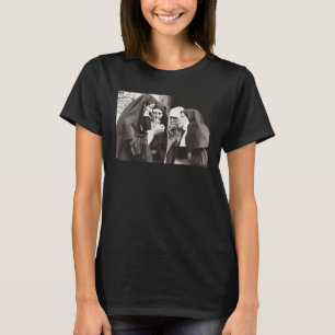T-shirt Fumer Nun Unholic Satanic Mauvaise Nun Drôle Nun