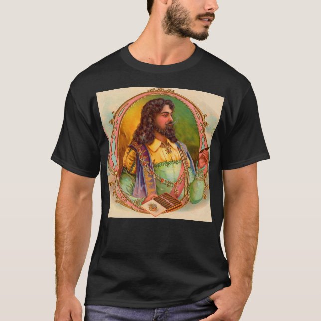 T-shirt fumeur de cigares du XVIe siècle (Devant)