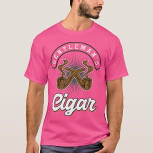 T-shirt Fumeur de tabac Fume une cigarette Cigare de gentl