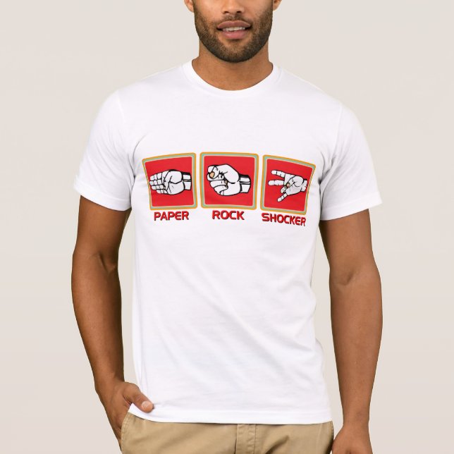 T-shirt Fumier de papier de roche (Devant)