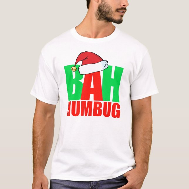T-shirt fumiste père Noël drôle de Noël de Bah (Devant)