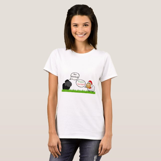 T-shirt Fumisterie de bêlement - ouatine Navidad (Devant entier)