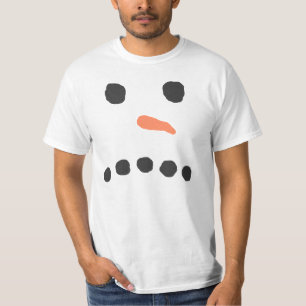 T-shirt Fumisterie malheureuse triste de Bah de visage de