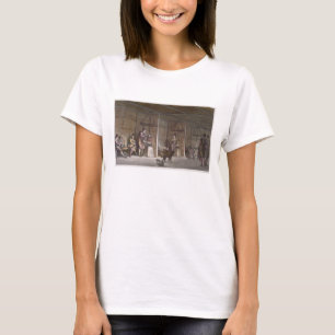 T-shirt Fumoir au Groenland (gravure de couleur)