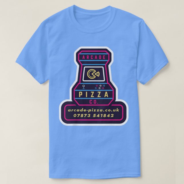 T-shirt Fun Arcde Pizza Merch 659  (Design devant)
