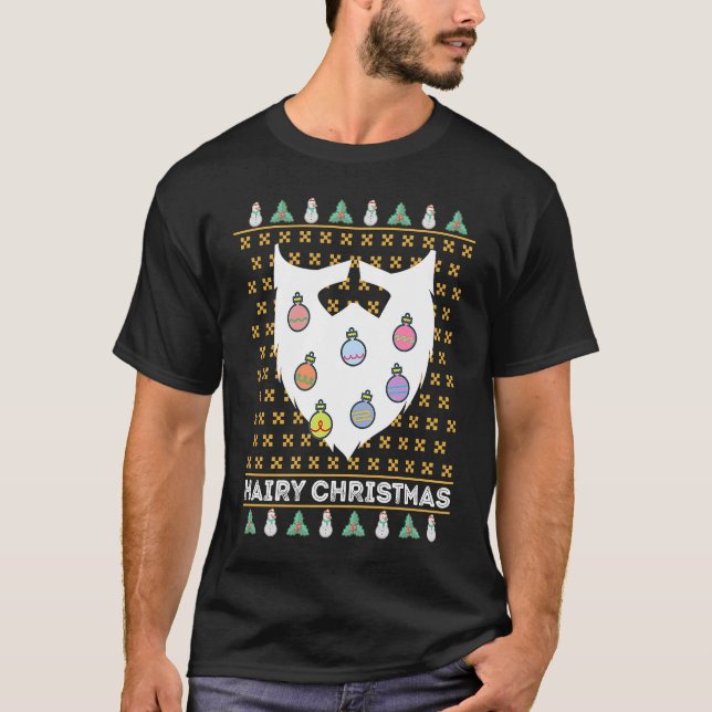 T-shirt Fun bearded festive  men with the big beards (Devant)