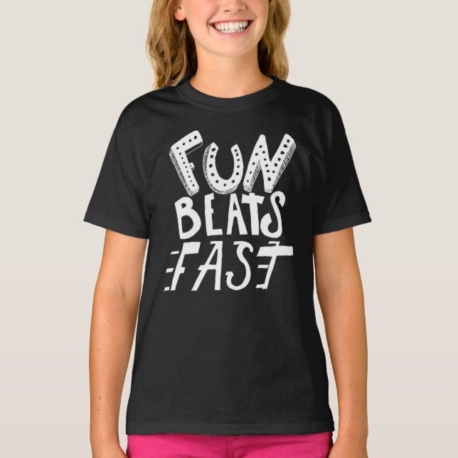 T-shirt Fun Beats Fast (Devant)