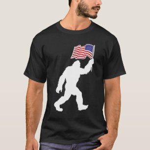 T-shirt Fun BIGFOOT 4 juillet Sasquatch Jour de l'Indépend