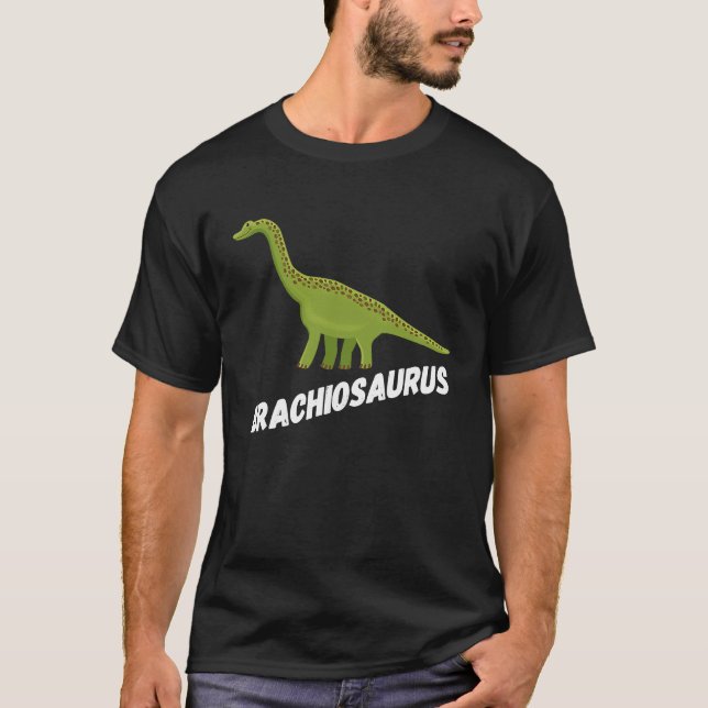 T-shirt Fun Brachiosaurus Dinosaur (Devant)