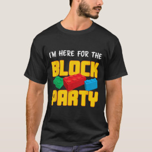 T-shirt Fun Building Blocks Block Party Pre k Hommes Femme