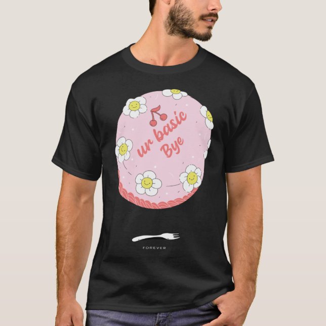 T-shirt Fun Cake  Idea Farewell Colleague Employee Appreci (Devant)