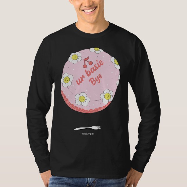 T-shirt Fun Cake  Idea Farewell Colleague Employee Appreci (Devant)