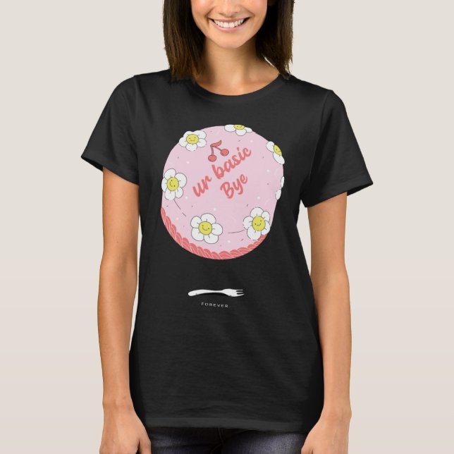 T-shirt Fun Cake  Idea Farewell Colleague Employee Appreci (Devant)