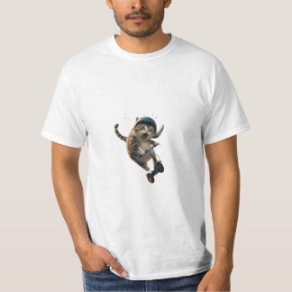 T-shirt Fun cat design Chaque jour est une nouvelle opport