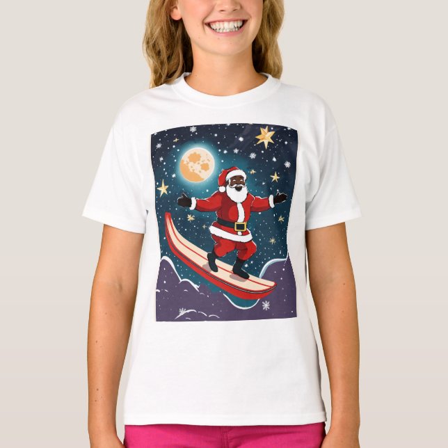 T-shirt Fun et Festive Noël design (Devant)