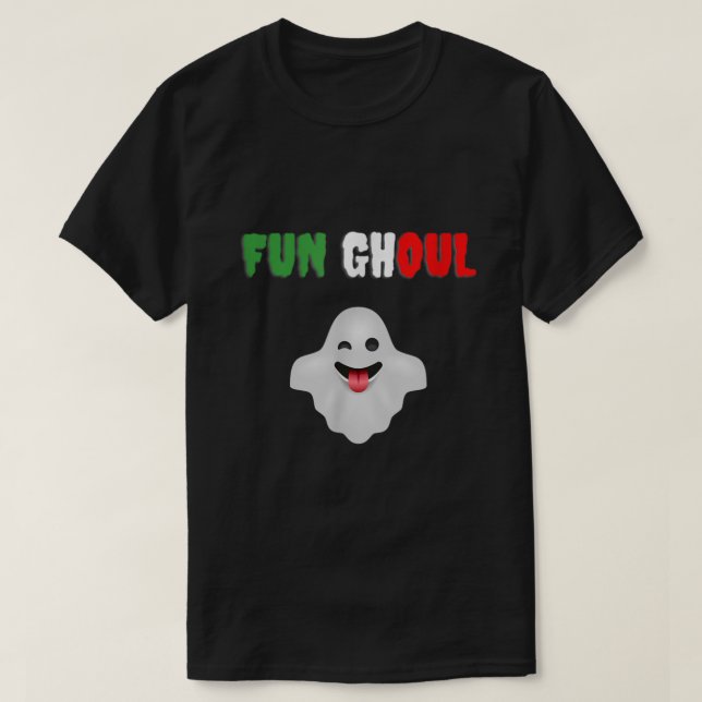 T-shirt Fun Ghoul Fongool Italien Halloween (Design devant)