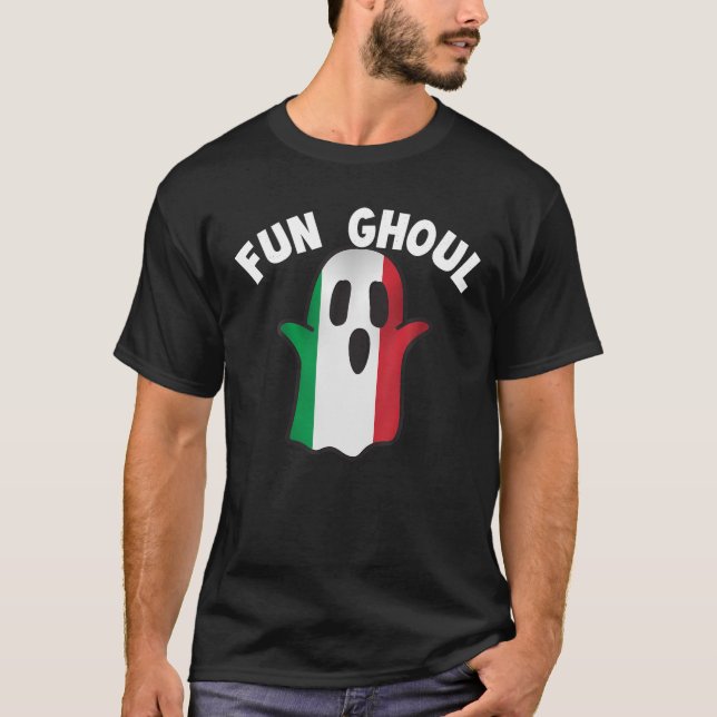 T-shirt Fun Ghoul Halloween cadeau à thème Italie Amateurs (Devant)