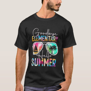 T-shirt Fun Goodbye Élémentaire Bonjour Summer Dernier Day