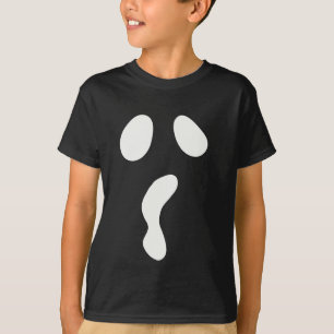 T-shirt Fun Halloween boo face fantôme effrayant Parti