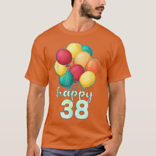 T-shirt Fun Happy 38 ans