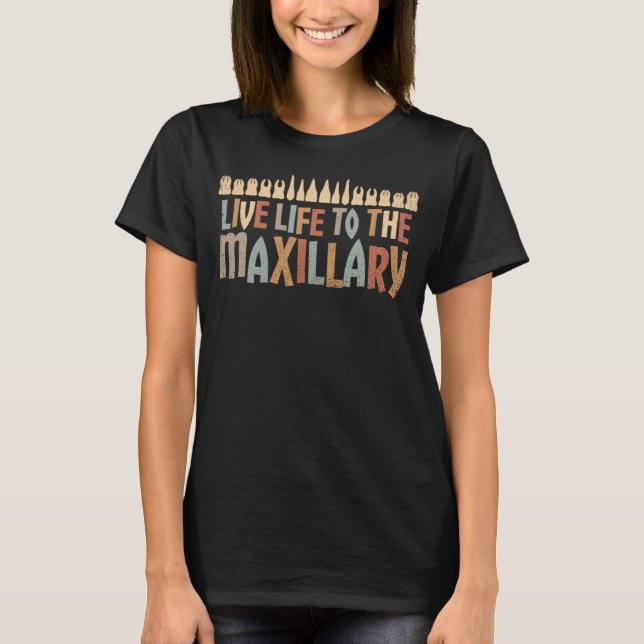 T-shirt Fun Hilarious Dental Humor Saying Dentist Joke (Devant)