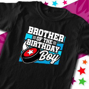 T-shirt Fun Kids Hockey Party Brother of the Birthday Boy