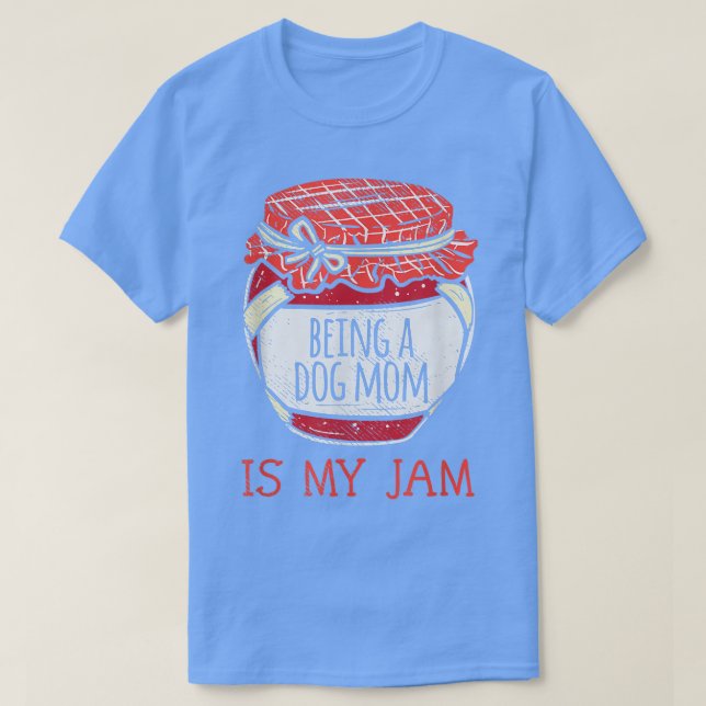 T-shirt Fun mignon chien maman (Design devant)