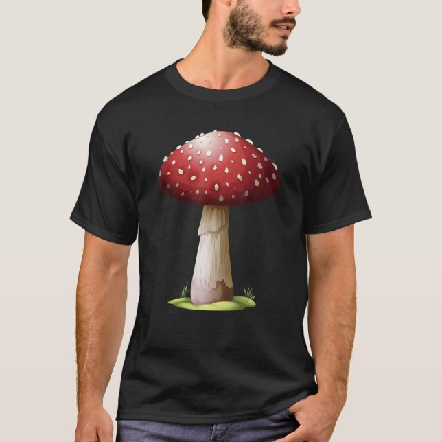 T-shirt Fun Mushrooms Foraging Mycology Fungi Cool Mushroo (Devant)