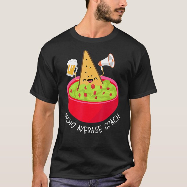 T-shirt Fun Papa Coach Nacho Moyenne Coach Coach Pour Homm (Devant)