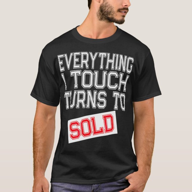 T-shirt Fun Real Estate Agent Auctioneer Broker Gift _1  (Devant)
