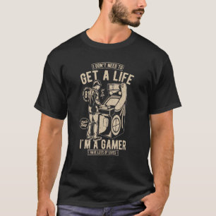T-shirt Fun Retro 1980s Arcade Video Gamer I have beaucoup
