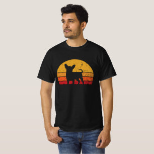 T-shirt Fun Retro Vintage Sunset Chihuahua