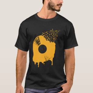 T-shirt Fun Retro Vinyl Record LP Vintage