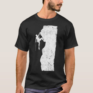 T-shirt Fun Rock Escalade Mountain Climber Bouldering Moun