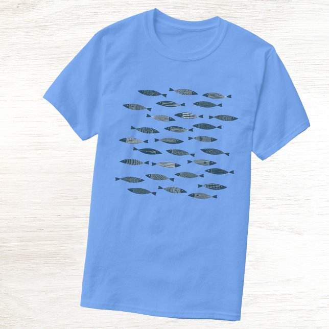 T-shirt Fun Sardines Fish (Créateur téléchargé)