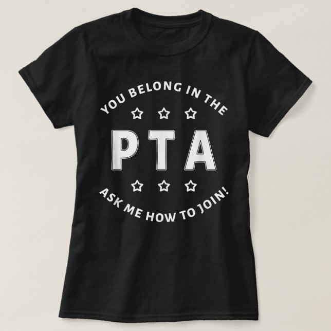 T-shirt Fun School PTA Parent Teacher Association Promotio (Design devant)