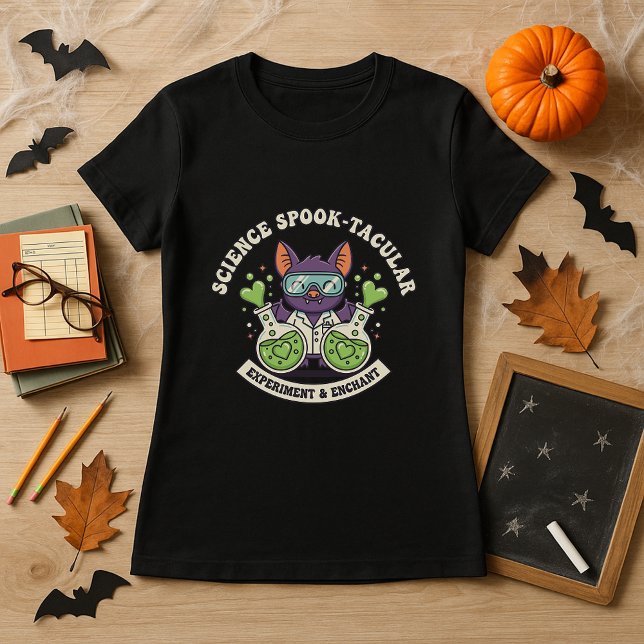 T-shirt Fun Science Spook-tacular Lab School Enseignants S (Créateur téléchargé)