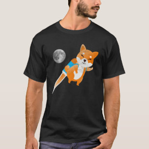 T-shirt Fun Shiba Inu Crypto Moon Rocket Shib Army Memb Co