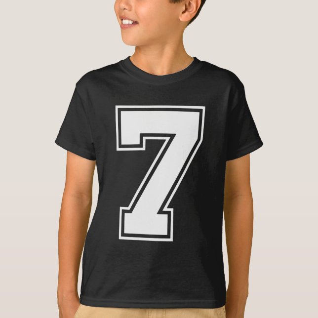 T-shirt Fun Six Seven 6 7 Meme Design  (Devant)