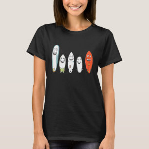 T-shirt Fun Surfboard Tee Surfboard T Shirts pour Hommes F