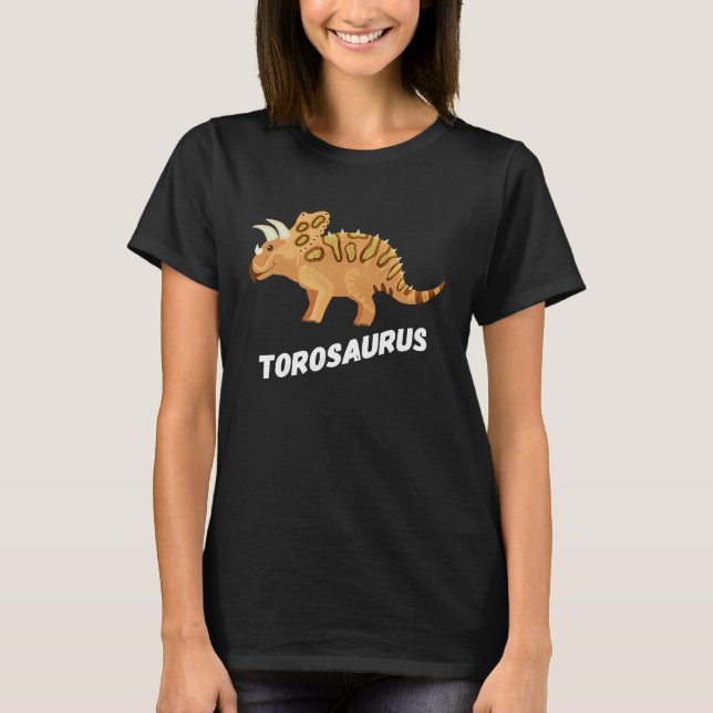 T-shirt Fun Torosaurus Dinosaur (Devant)
